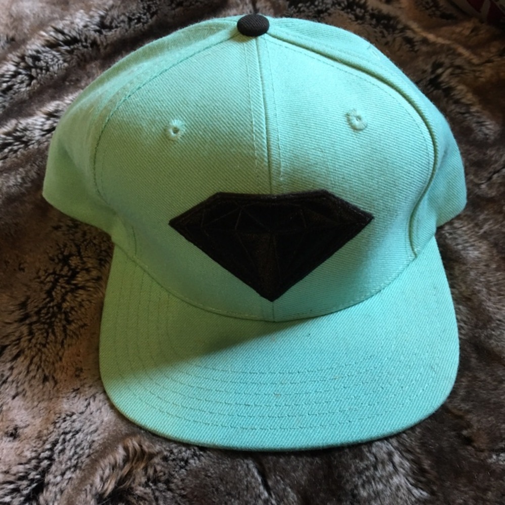 SeaFoam Green Diamond Hat